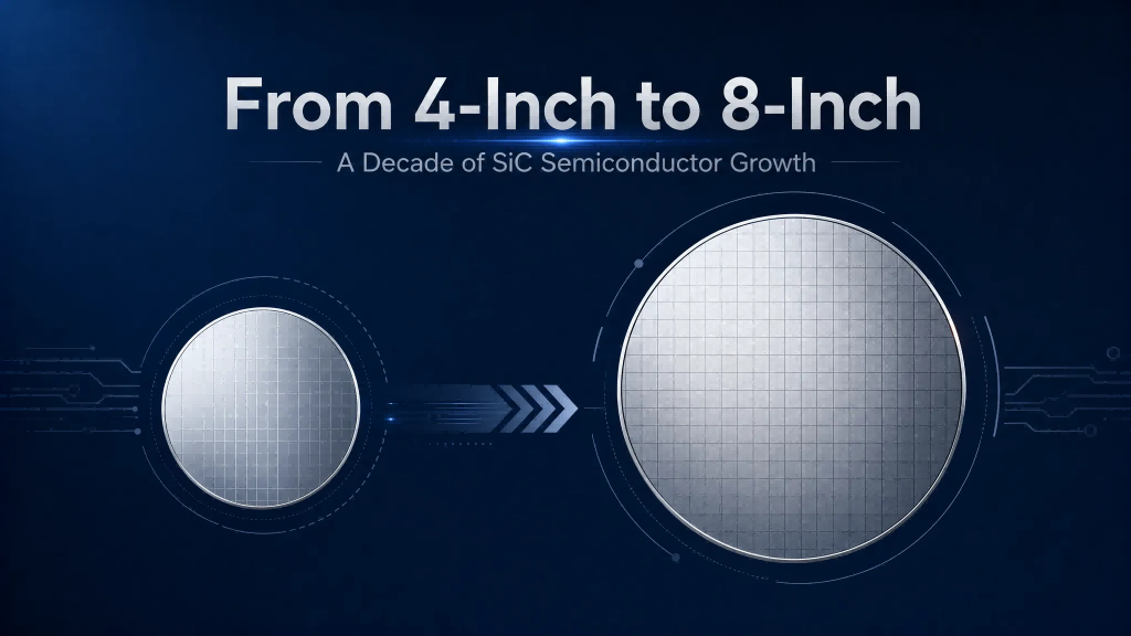 จาก 4 นิ้วเป็น 8 นิ้ว: ทศวรรษแห่งการเติบโตของ SiC Semiconductor