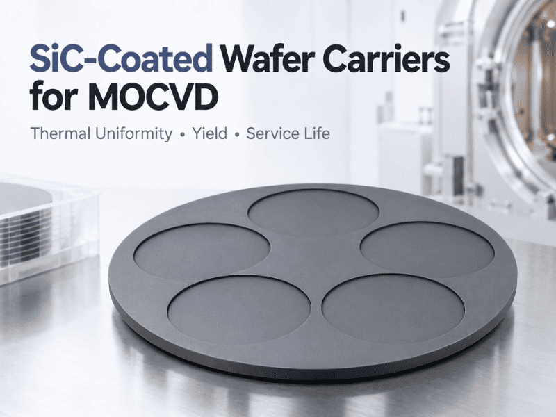 ตัวพาเวเฟอร์เคลือบ SiC สำหรับ MOCVD: ความสม่ำเสมอทางความร้อน ผลผลิต และอายุการใช้งาน