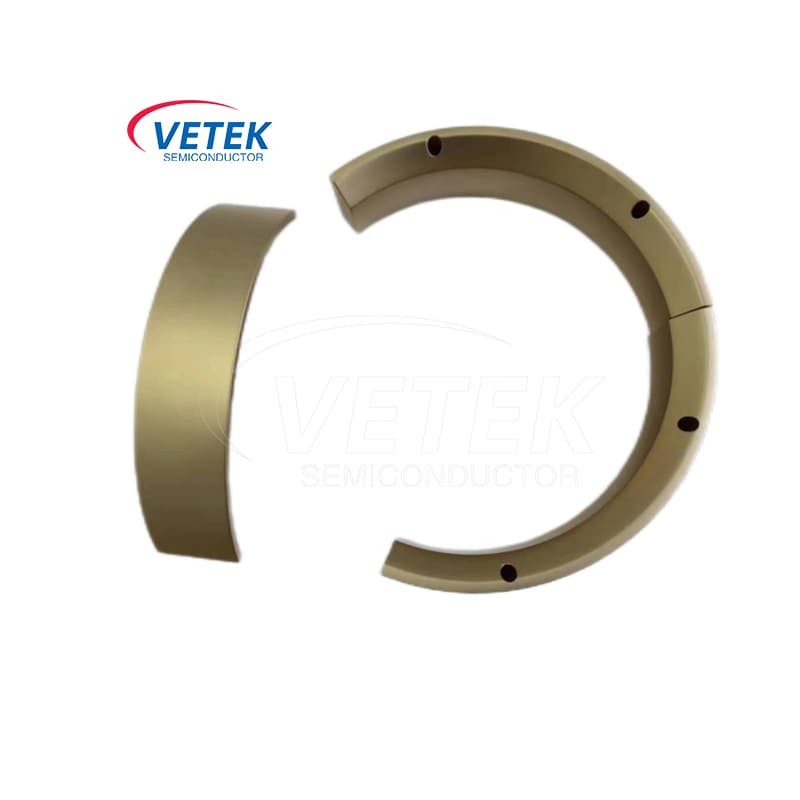CVD TAC Coated สาม Petal Guide Ring